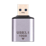 10Gbps USB 3.1 オス-USB-C / Type-C メスアダプター、USB 3.1 オス-Type-C メス