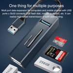 15101 5イン1 USB3.0 to 3 x USB + SD / TFカードリーダー HUBアダプター、USB3.0