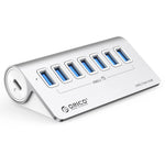 ORICO M3U7 アルミ合金製 7ポート USB 3.2 Gen1 5Gbps HUB 1mケーブル付き、M3U7 1m