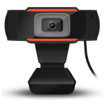 A870 480Pピクセル HD 360度ウェブカメラ USB 2.0 PCカメラ マイク付き Skype用 コンピューターPCラップトップ用 ケーブル長1.4m, A870（オレンジ）, A870（ブラック）