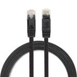 1.8m CAT6 超薄型フラットイーサネットネットワークLANケーブル、パッチリード RJ45、長さ: 1.8m