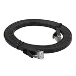 1.8m CAT6 超薄型フラットイーサネットネットワークLANケーブル、パッチリード RJ45、長さ: 1.8m