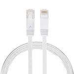 2m CAT6 超薄型フラットイーサネットネットワークLANケーブル、パッチリード RJ45、長さ: 2m