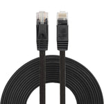 5m CAT6 超薄型 フラット イーサネット ネットワーク LAN ケーブル、パッチリード RJ45、長さ: 5m