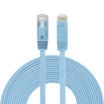 5m CAT6 超薄型 フラット イーサネット ネットワーク LAN ケーブル、パッチリード RJ45、長さ: 5m