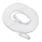 5m CAT6 超薄型 フラット イーサネット ネットワーク LAN ケーブル、パッチリード RJ45、長さ: 5m