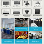 5m CAT6 超薄型 フラット イーサネット ネットワーク LAN ケーブル、パッチリード RJ45、長さ: 5m