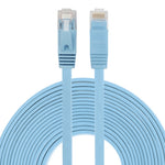 8m CAT6 超薄型フラットイーサネットネットワークLANケーブル、パッチリード RJ45、長さ: 8m