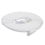 8m CAT6 超薄型フラットイーサネットネットワークLANケーブル、パッチリード RJ45、長さ: 8m