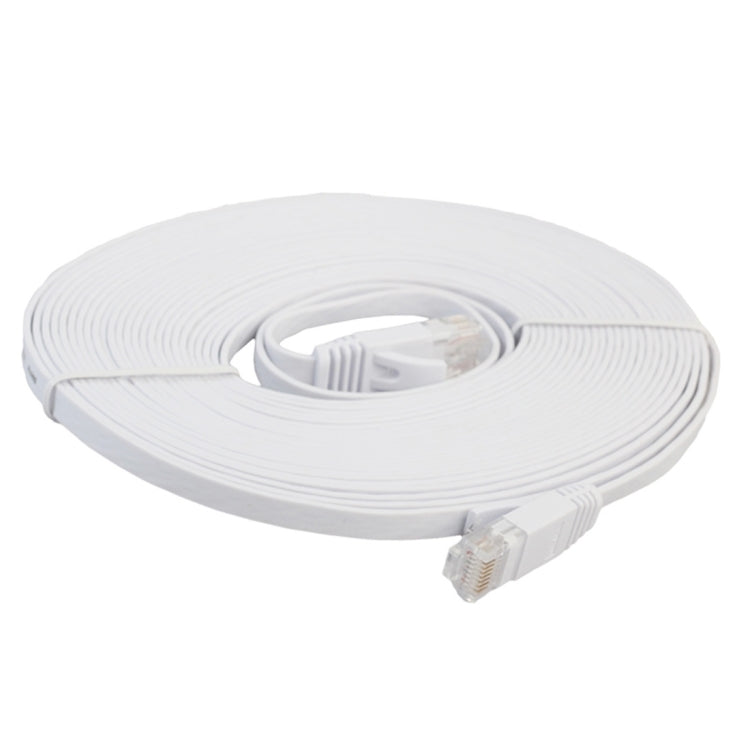 8m CAT6 超薄型フラットイーサネットネットワークLANケーブル、パッチリード RJ45、長さ: 8m