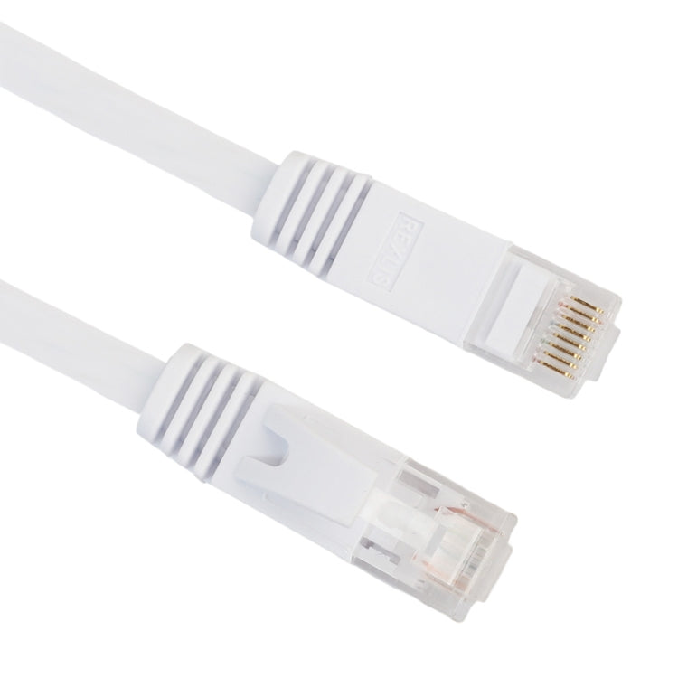 8m CAT6 超薄型フラットイーサネットネットワークLANケーブル、パッチリード RJ45、長さ: 8m