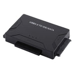 USB 3.0 to SATA / IDE ハードディスクドライブコンバーターアダプターケーブル 2.5インチ / 3.5インチ SATA IDE HDD用、ケーブル長: 1m、US160
