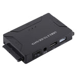 USB 3.0 to SATA / IDE ハードディスクドライブコンバーターアダプターケーブル 2.5インチ / 3.5インチ SATA IDE HDD用、ケーブル長: 1m、US160