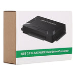 USB 3.0 to SATA / IDE ハードディスクドライブコンバーターアダプターケーブル 2.5インチ / 3.5インチ SATA IDE HDD用、ケーブル長: 1m、US160