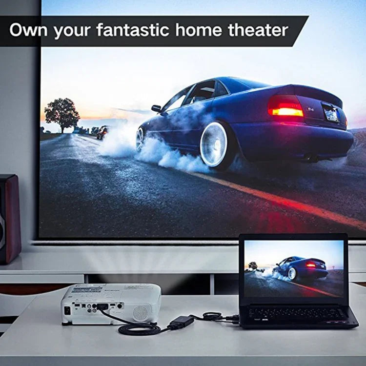 UGREEN MM119 1080P フルHD VGA to DVI (24+1) オス to メス アダプターケーブル コンピューター、PC、ノートパソコン、HDTV、プロジェクター、DVD グラフィックカード対応 VGA / DVI 対応機器用、ケーブル長さ: 50cm
