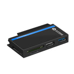 ROCKETEK RT-SGO727 USB 3.0 + USB 2.0 + マイクロUSBインターフェースハブ Microsoft Surface Go用、2つのTFカード & SDカードスロット付き、RT-SGO727