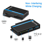 ROCKETEK RT-SGO737 2 USB 3.0 + マイクロUSBインターフェースハブ Microsoft Surface Go用、2つのTFカード＆SDカードスロット付き、RT-SGO737