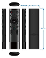 Q5 2.4G RF 3D ブラッシュドファッション体感型ユニバーサルエアマウスリモコン