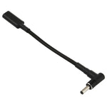 PD 100W 18.5-20V 4.0 x 1.35mm エルボーからUSB-C / タイプCアダプター ナイロン編組ケーブル、4.0 x 1.35mm