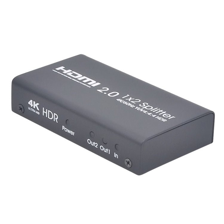 AYS-12V20 HDMI 2.0 1x2 4KウルトラHDスイッチスプリッター、1x2 4K