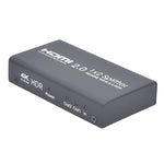 AYS-12V20 HDMI 2.0 1x2 4KウルトラHDスイッチスプリッター、1x2 4K