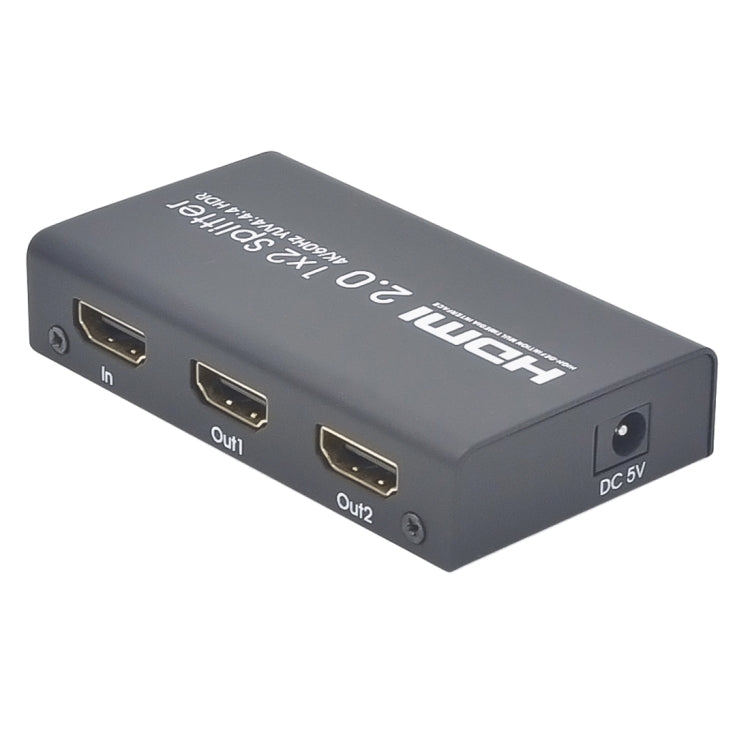AYS-12V20 HDMI 2.0 1x2 4KウルトラHDスイッチスプリッター、1x2 4K