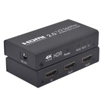 AYS-12V20 HDMI 2.0 1x2 4KウルトラHDスイッチスプリッター、1x2 4K