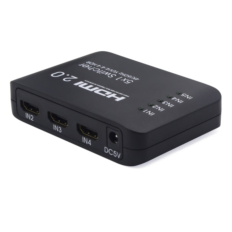 AYS-51V20 HDMI 2.0 5x1 4KウルトラHDスイッチスプリッター、5x1 4K