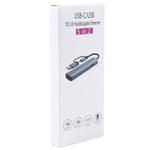 BYL-2208TU 5-in-2 USB + USB-C / タイプC to USB 多機能ドッキングステーション HUBアダプター、BYL-2208