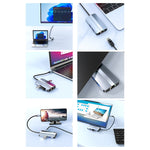 BYL-2203 6-in-1 USB-C / Type-C から USB 多機能ドッキングステーション HUBアダプター、BYL-2203