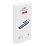 BYL-2302 5-in-1 USB-C / Type-C から USB 多機能ドッキングステーション HUBアダプター 1000Mネットワークポート付き、BYL-2302
