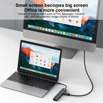 BYL-2303 7-in-1 USB-C / Type-C から USB 多機能ドッキングステーション HUBアダプター、BYL-2303