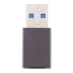 USB 3.0オスからType-C / USB-Cメス アルミ合金アダプター、USB 3.0オスからType-Cメスへ