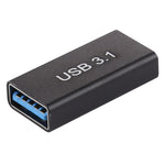 Type-C / USB-CメスからUSB 3.0メス アルミ合金アダプター、Type-CメスからUSB 3.0メスへ