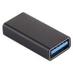 Type-C / USB-CメスからUSB 3.0メス アルミ合金アダプター、Type-CメスからUSB 3.0メスへ