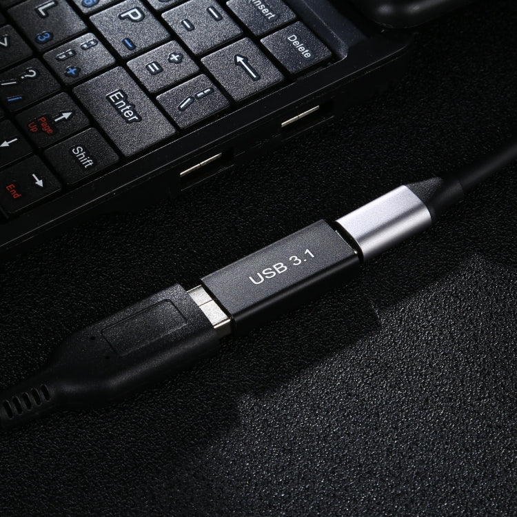 Type-C / USB-CメスからUSB 3.0メス アルミ合金アダプター、Type-CメスからUSB 3.0メスへ