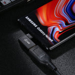 Type-C / USB-CオスからUSB 3.2メス 90度エルボーヘッド アルミ合金アダプター、Type-CオスからUSB 3.2メスへ