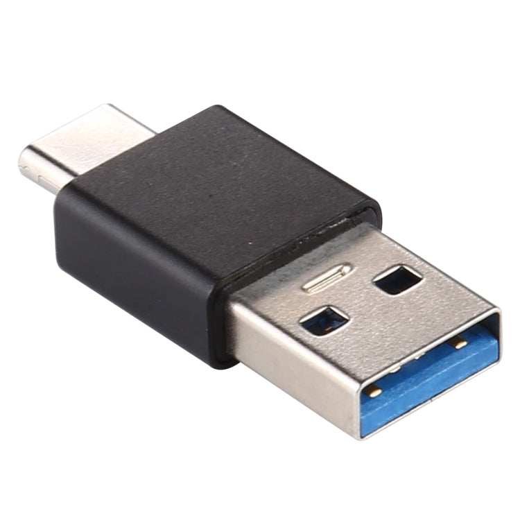 Type-C / USB-CオスからUSB 3.0オス アルミ合金アダプター、Type-CオスからUSB 3.0オスへ