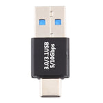 Type-C / USB-CオスからUSB 3.0オス アルミ合金アダプター、Type-CオスからUSB 3.0オスへ