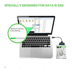 USB-C / Type-C 3.1 オスから SATA（15ピン＋7ピン）HDDデータ変換ケーブル、長さ：20cm、Type-C から SATA