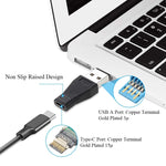 USB 3.0 オスから USB-C / Type-C 3.1 メス コネクターアダプター、AM から USB Type-C