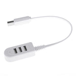 30cm TPE USB A to 3 USB ポート メス HUB アダプター