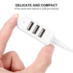 30cm TPE USB A to 3 USB ポート メス HUB アダプター