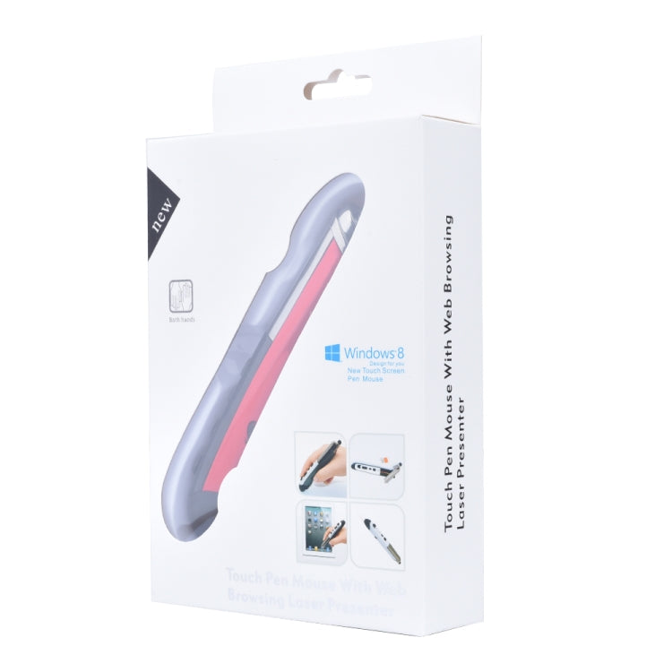 PR-08 6-keys Smart Wireless Optical Mouse with Stylus Pen & Laser Function, Laser Function Red, Laser Function White, Laser Function Black, Laser Function Grey, Laser Function Blue