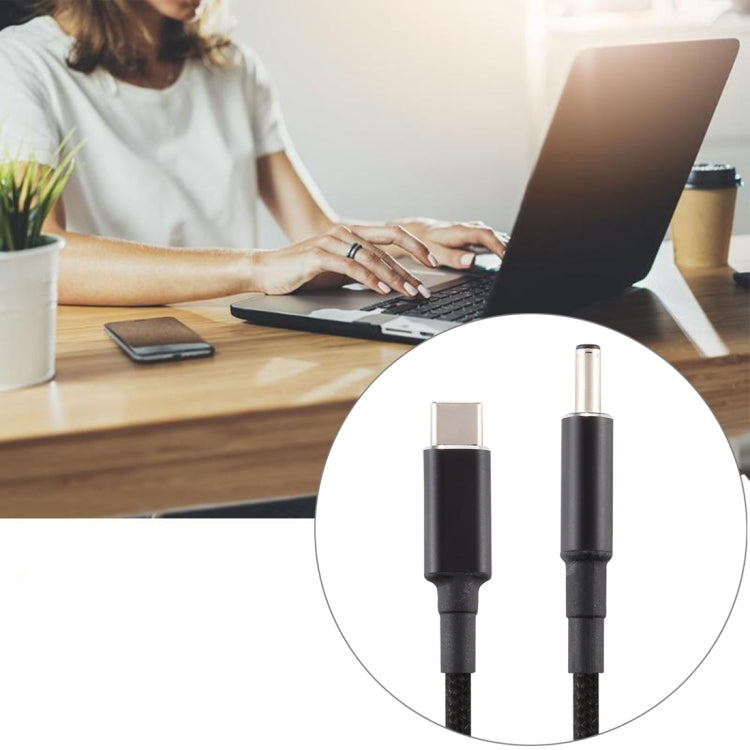 4.5x3.0mmオス から USB-C / タイプCオス 充電ケーブル Dell用