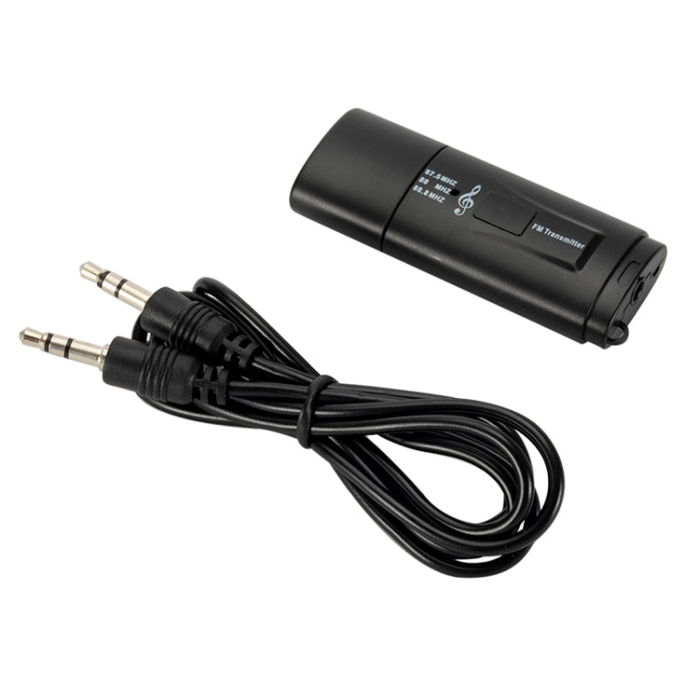 MSD128 2 in 1 USB Car Bluetooth Hands-free Call FM Transmitter with 3.5mm AUX Interface, MSD128