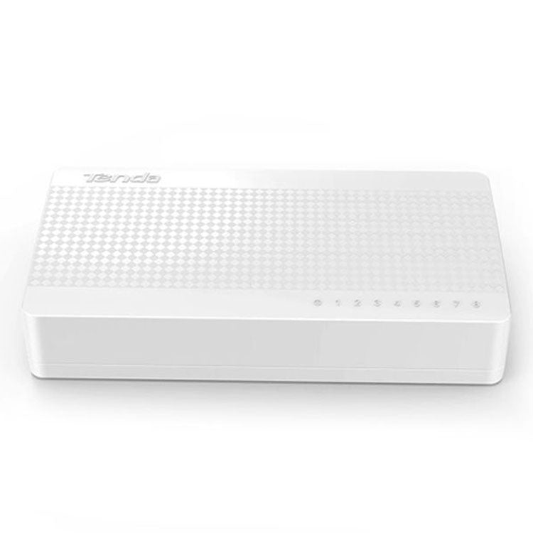 Tenda S108 8ポート 10/100Mbps ファーストイーサネットネットワークスイッチ LANハブ、Tenda SG108 8ポート ホワイト