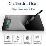 VEIKK A50 10x6インチ 5080 LPI スマートタッチ電子グラフィックタブレット Type-cインターフェース付き A50