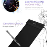 VEIKK S640 6x4インチ 5080 LPI 電子グラフィックタブレット S640