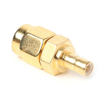 2個セット SMA オス to SMA オス DAB デジタルラジオアンテナコネクター、SMA オス to オス